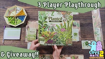 3 Player Playthrough & Giveaway - Planted by Phil Walker-Harding & Buffalo Games & Puzzles