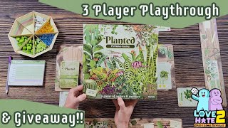 3 Player Playthrough & Giveaway - Planted by Phil Walker-Harding & Buffalo Games & Puzzles