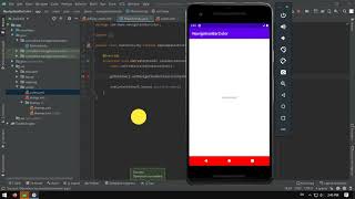 Navigation Bar Color android studio programmatically