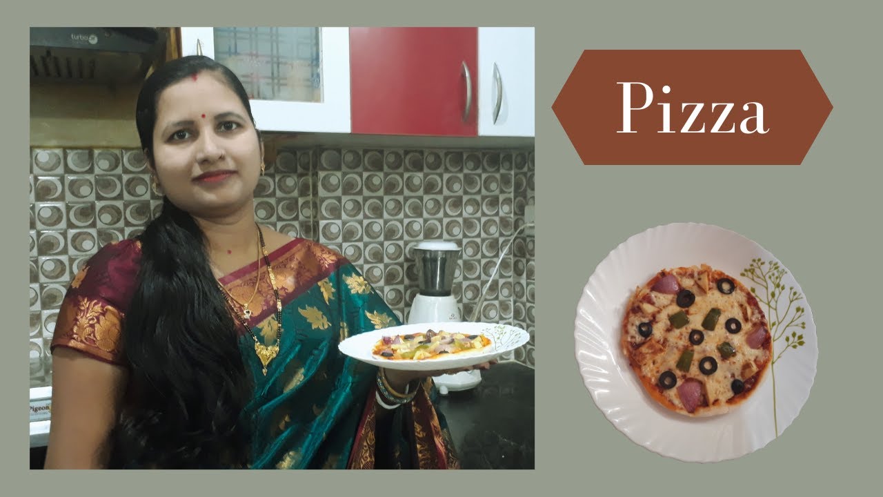 Homemade Pizza, Pizza in Pressure cooker, Pizza without oven with