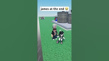 james at the end 😭 #roblox #funny #trolling #troll #memes #meme #gaming