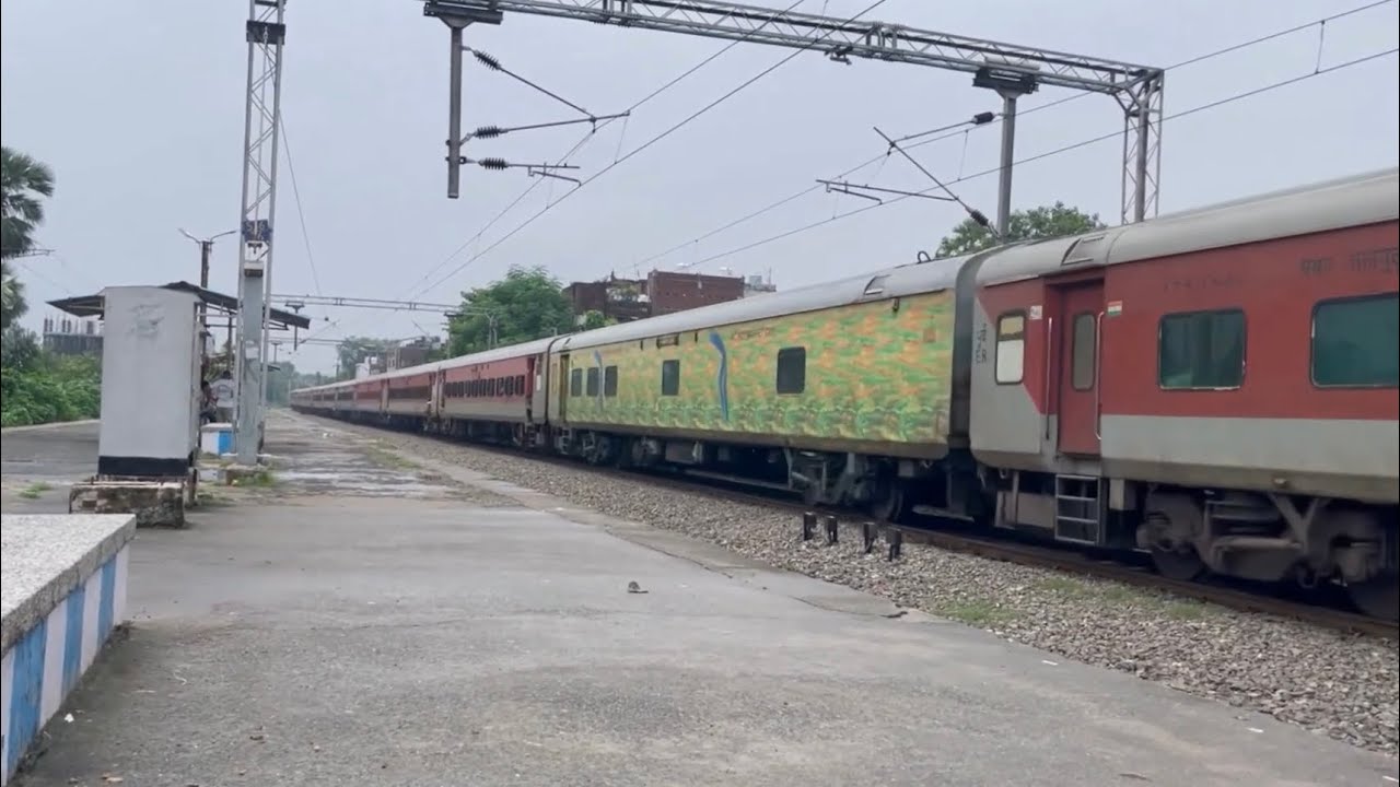 12304 HOWRAH NEWDELHI POORVA EXPRESS VIA PATNA SKIP GULZARBAGH WITH ...