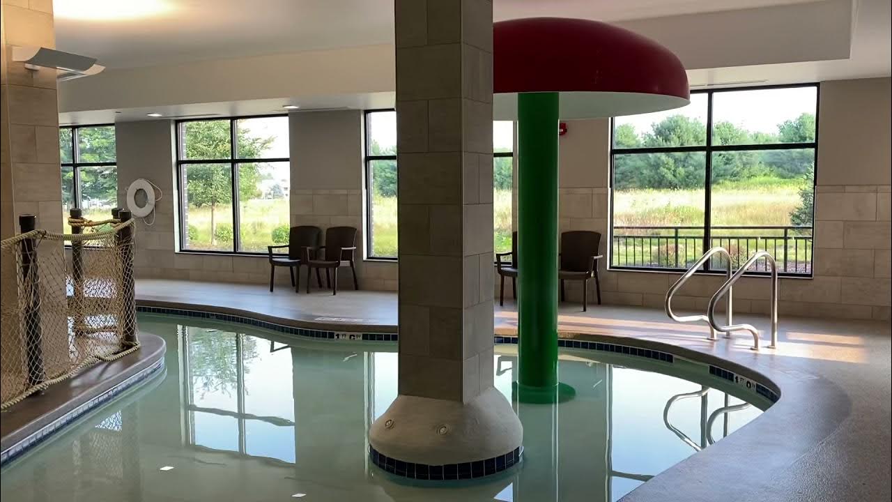 The pool at Hampton Inn Lake Delton at Wisconsin Dells YouTube