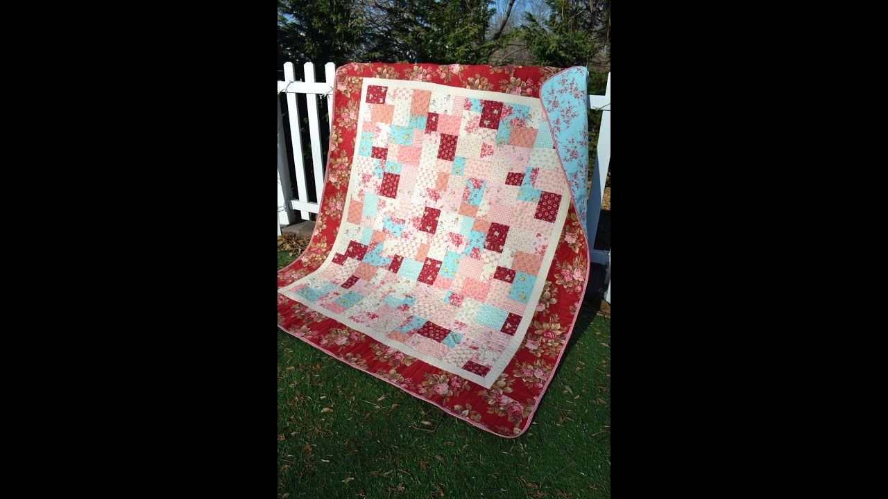 EPISODE 70 ~ Super Easy and Fast Beginner 4 Patch Quilt