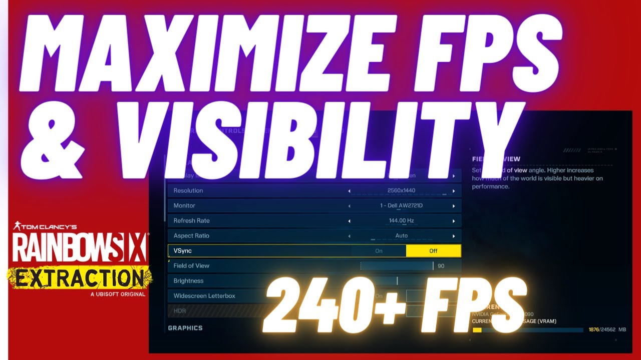 Rainbow Six Extraction Best Settings Guide (Maximize FPS, Visibility, and Performance)