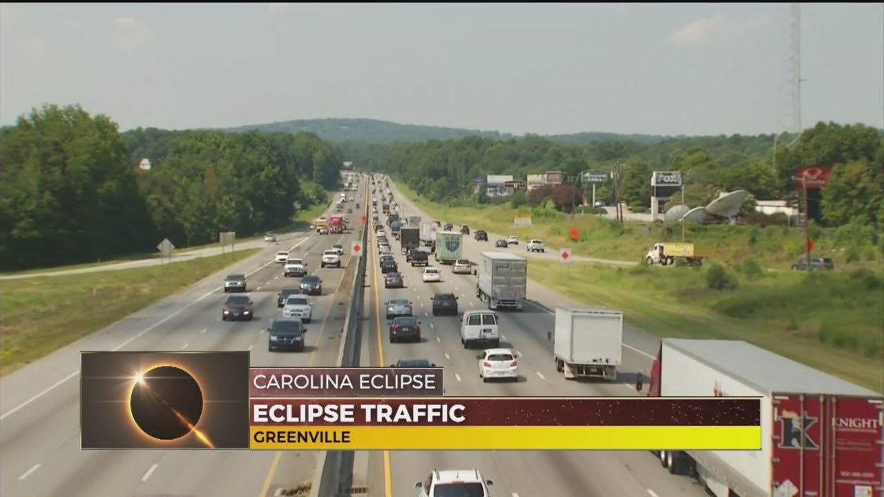 I85 traffic in SC after the eclipse YouTube