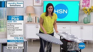 Improvements Rolling Ironing and Storage Center