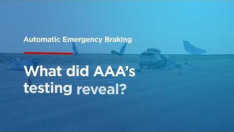 Putting Automatic Emergency Braking to the Test