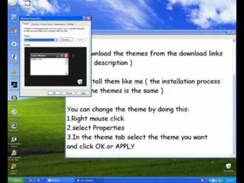 Video: Een Windows XP-thema Toepassen