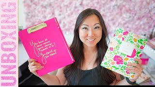 UNBOXING Cultivate What Matters Academic Monthly Planner and Pink Padfolio
