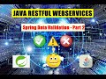 RestAPI Tutorial5 |Bean validation with SpringBoot|Resource Bundle|Rest Webservice|Part2