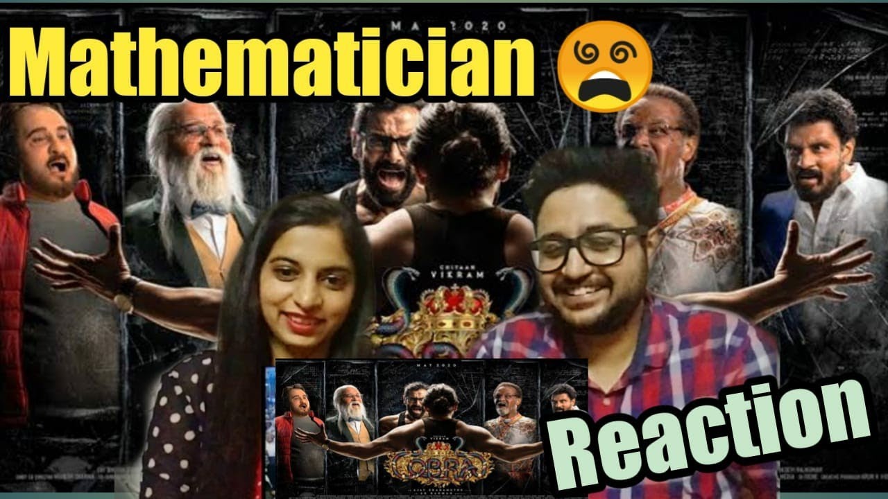 Cobra - Official Teaser | Reaction | Chiyaan Vilram | A R Rahman