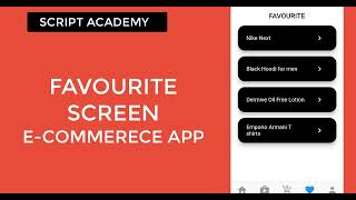 Flutter Lecture 30 ecommerece app  Favrourite Screen winter series | flutter tutorial in Hindi/Urdu