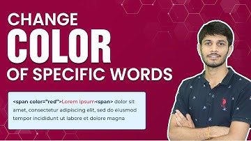 How To Change Color Of Specific Words In Elementor | WordPress Tutorial