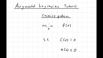 Augmented Lagrangian Tutorial (CMU 16745)
