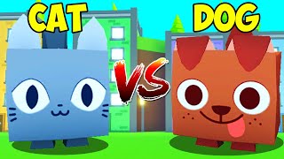 CATS ONLY VS DOGS ONLY in Roblox Pet Simulator X