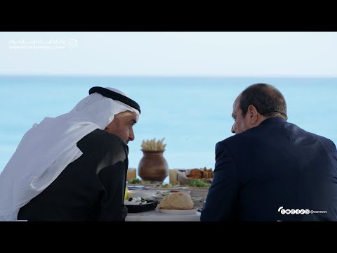 رئيس الدولة يغادر العلمين في ختام زيارة أخوية إلى مصر