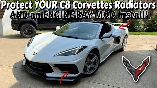 SAVE your C8 Corvette radiators AND dress up the ENGINE BAY with THESE products!