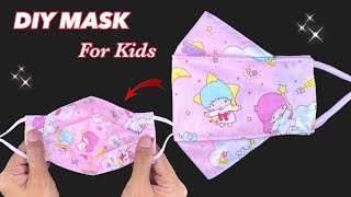 5 MINUTES DIY Face Mask for Kids VERY Easy | MASK Making ideas | How to Make Mask at Home