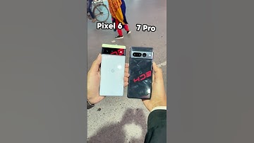 Google Pixel 6 Vs Google Pixel 7 Pro || Camera Zoom Teast! #shorts