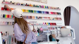 A busy day in my life as a Korean nail salon owner | 네일샵 원장의 알짜배기 하루 ✨| 네일샵 청소 | 손님네일 | 네일샵 브이로그