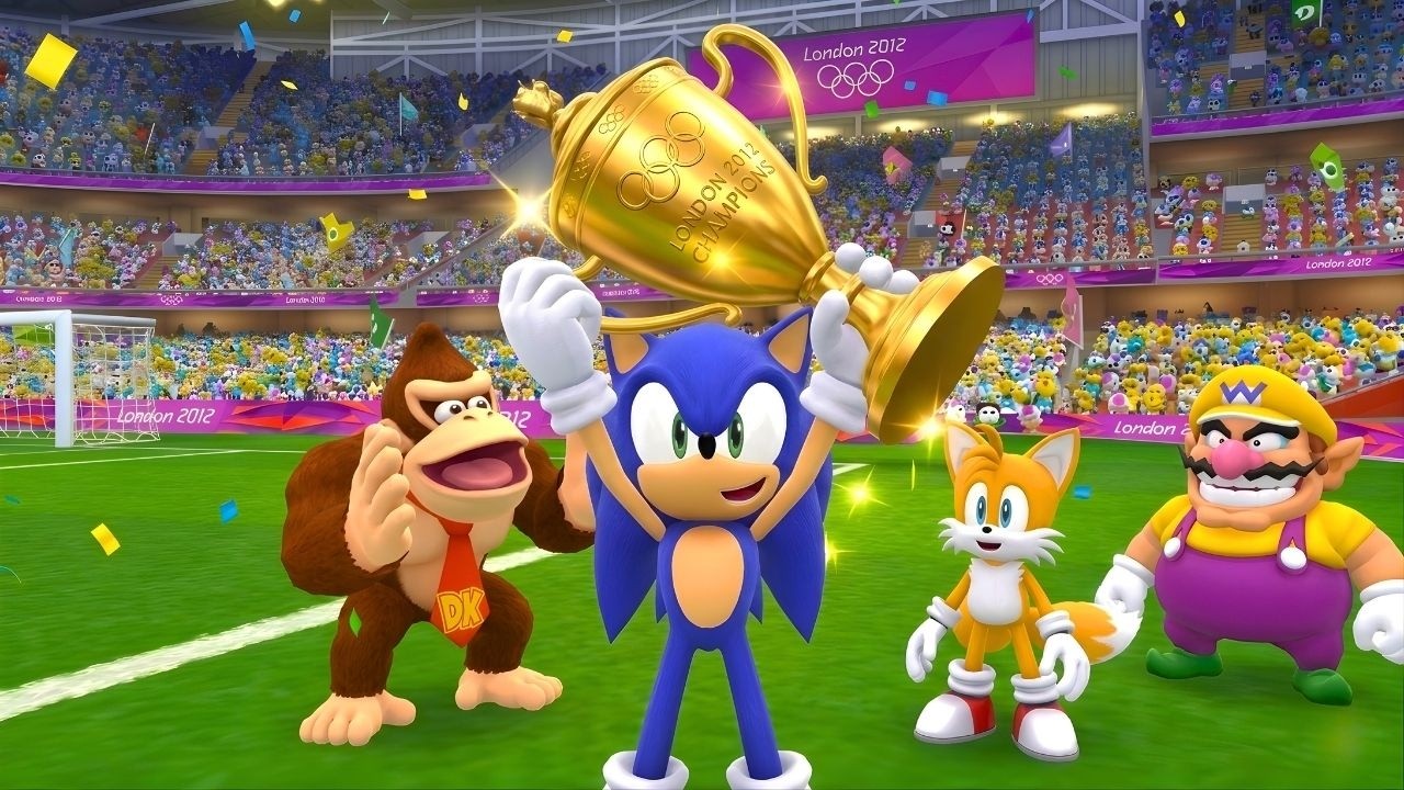 INSANE Goals! Sonic Team (Tails, DK, Wario) | Mario & Sonic London 2012