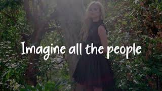 Video thumbnail of "Avril Lavigne - Imagine (Lyrics)"