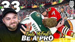 NHL 24 BE A PRO #33 | SLAGSMÅL MOT BRODIN!! 👀