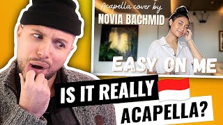 Novia Bachmid - Easy On Me (Adele) | Acapella Cover | HONEST REACTION
