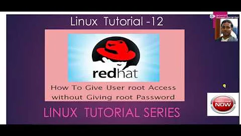 Linux Tutorial -12   How To Give User root Access Without Giving Him root Password