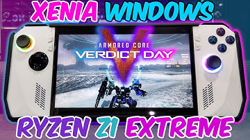 Xenia Emulator (Windows) Armored Core V - Verdict Day | Ryzen Z1 Extreme | ROG Ally | 15W | XBOX 360
