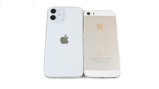 iPhone 12 Mini Size vs iPhone 5S