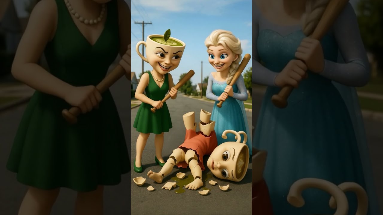 Ballerina Cappuccina What Elsa And Best Friend Did To Her 