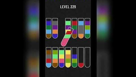 Water sort puzzle level 229