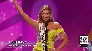 MARÍA FERNANDA ARISTIZÁBAL MISS UNIVERSE COLOMBIA 2022 FULL PERFORMANCE PRELIMINARY COMPETITION