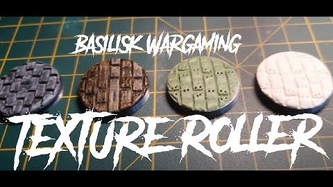 "Walk the Plan" 3D Printed Texture Roller - Basilisk Wargaming