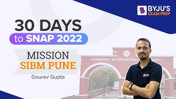 30 Days to SNAP 2022 Exam | Week Wise SNAP Preparation Strategy to Get 99%ile #snapexam #snap2022