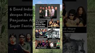 Download Lagu VIRAL !! 6 BAND INDONESIA DENGAN REKOR PENJUALAN ALBUM SUPER FANTASTIS #shorts MP3