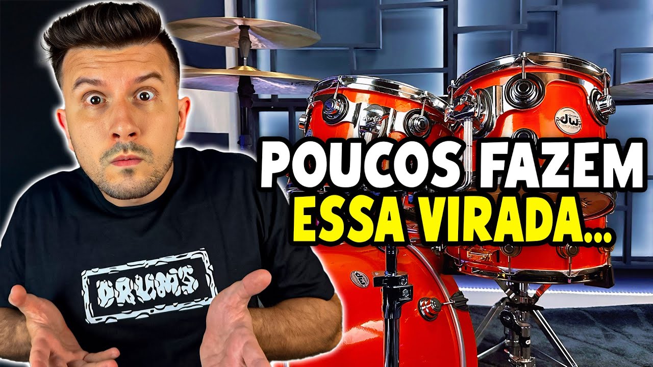🔊 Como Fazer A Virada No Contra 'Acende Outra Vez - Jefferson E Suellen' 👊🏻 (Aula De Bateria)