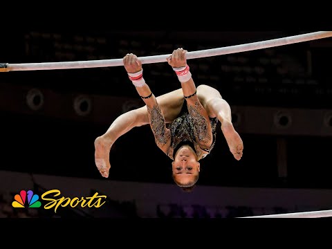 Kaylia Nemour of Algeria sets top mark on bars at 2025 World Gymnastics Championships | NBC Sports