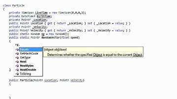 C#: Creating a basic Particle engine