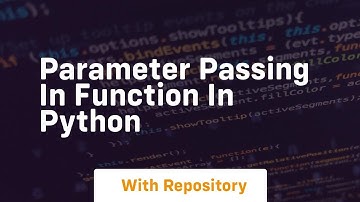 parameter passing in function in python