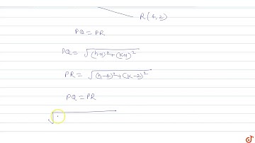 The equation of the locus of points equidistant from `(-1-1)`  and  `(4,2)`  is