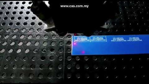 Laser Engraving Name Tag by CO2 Pro Laser C183