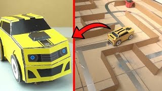 BUMBLEBEE vs. Maze Labyrinth. Does this DIY Car is AUTOBOT?