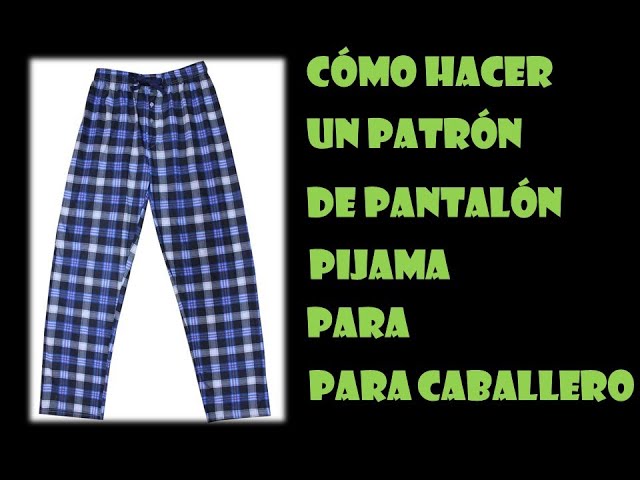 Cómo hacer el trazo o básico de PANTALÓN PARA HOMBRE❓ 👉(Patrón