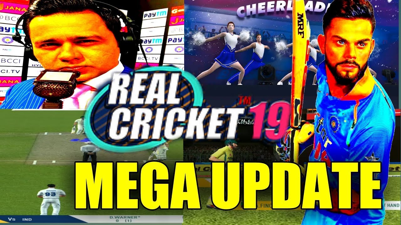 REAL CRICKET 19 MEGA UPDATE LAUNCHED | NEW COMMENTARY WITH AMAZING FEATURES