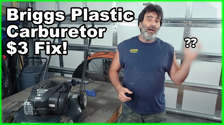 Briggs and Stratton Plastic Carburetor Engine Won't Start?  Or Runs Terrible?