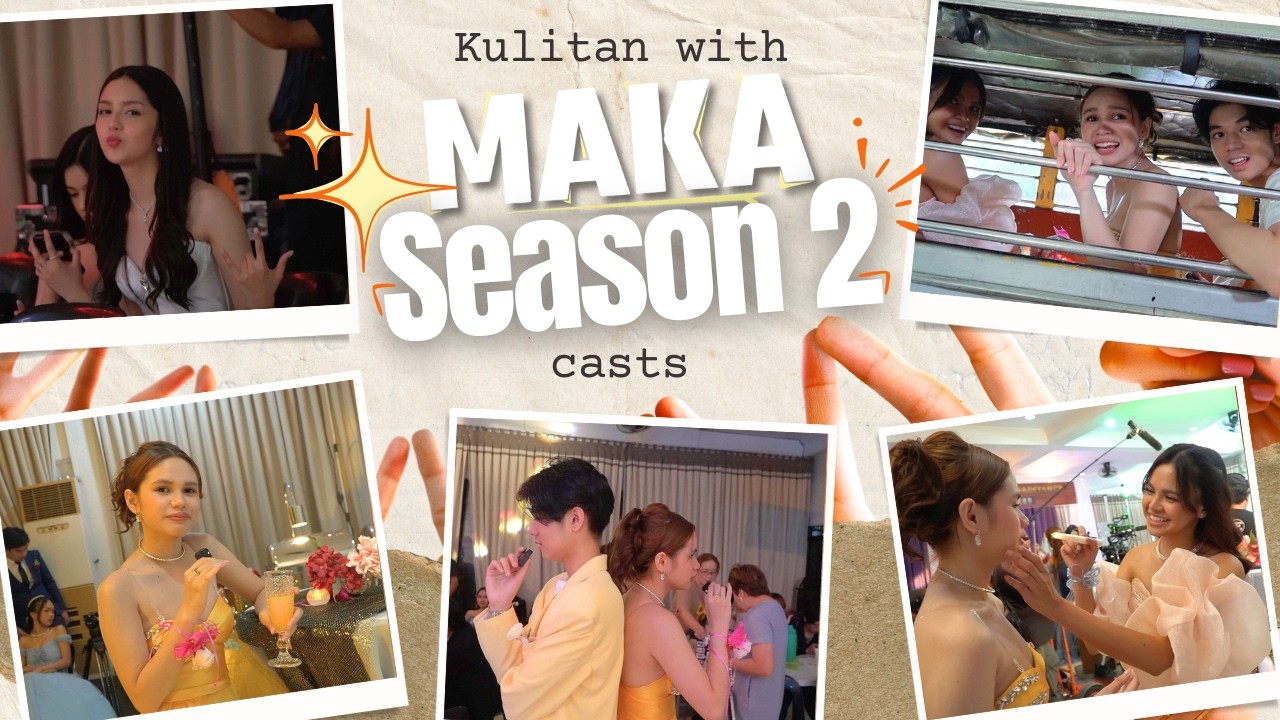 Let me take you behind the scenes of MAKA Season 2 | Ashley Sarmiento Vlog