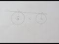 CONSTRUCTION OF AN EXTERNAL TANGENT TO TWO CIRCLES